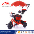 2016 usine dirigée bébé tricycle avec poignée de poussée / alibaba gros vente meilleur tricycle pour enfants / 3 dans 1 bébé pousser tricycle